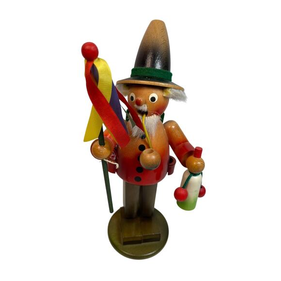 Steinbach Other - 8.5" Vintage Steinbach West Germany Wood Incense Pipe Smoker Clockmaker Figurine